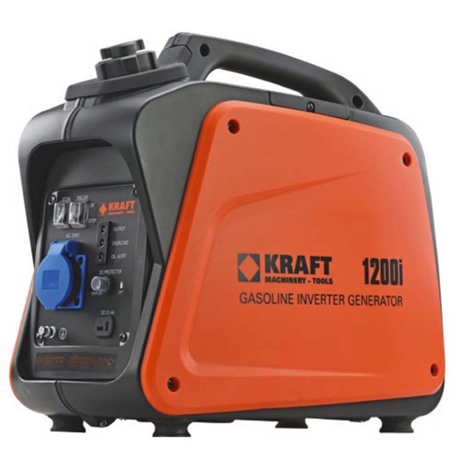 KRAFT 63768 ΗΛΕΚΤΡΟΓΕΝΝΗΤΡΙΑ ΒΕΝΖΙΝΗΣ INVERTER ΦΟΡΗΤΗ ΚΛΕΙΣΤΟΥ ΤΥΠΟΥ ΧΑΜΗΛΟΥ ΘΟΡΥΒΟΥ 1200I 1000W 60CC