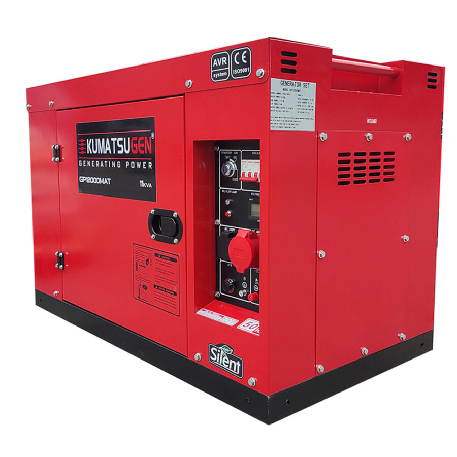 KUMATSUGEN GP12500MAT ΓΕΝΝΗΤΡΙΑ ΠΕΤΡΕΛΑΙΟΥ 11.3KVA , 718cc ΚΛΕΙΣΤΟΥ ΤΥΠΟΥ ΤΡΙΦΑΣΙΚΗ