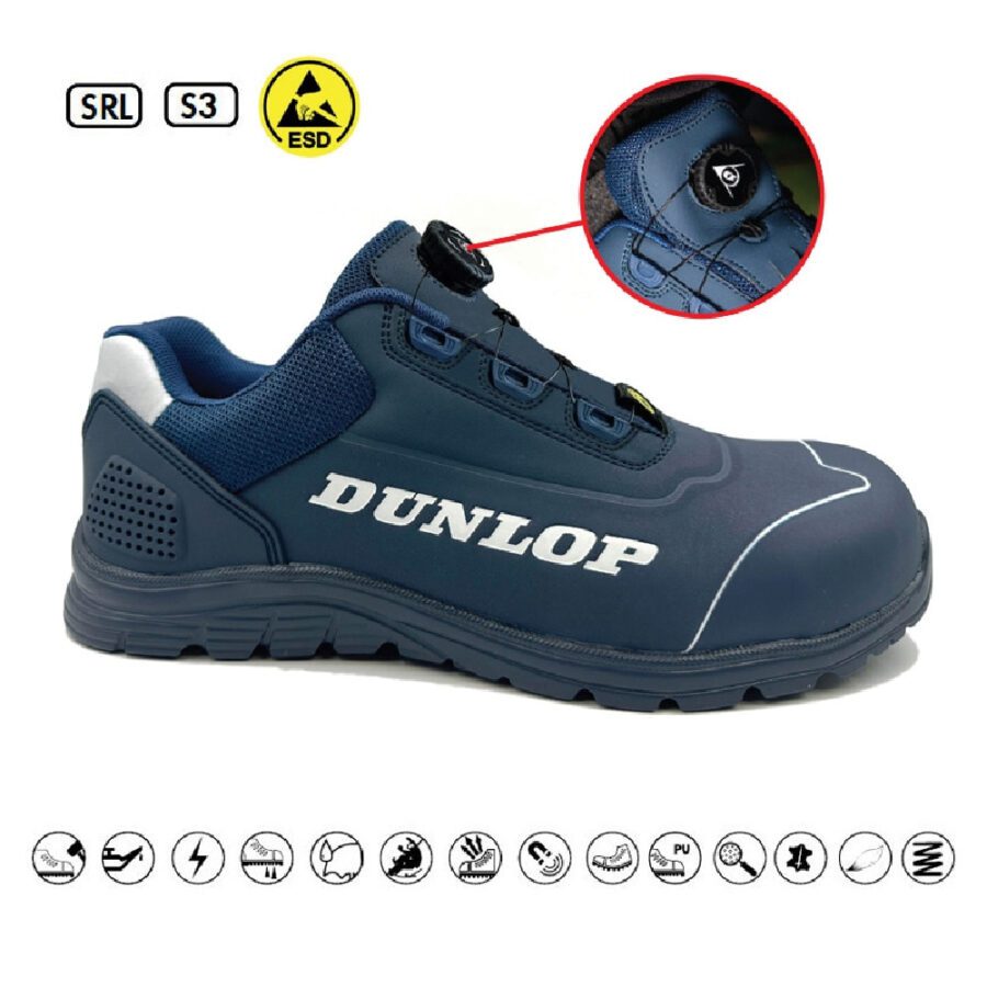 DUNLOP ΠΑΠΟΥΤΣΙΑ MATT ΜΠΛΕ NAVY S3